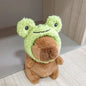 Cute Capybara Plush Toy Hoodie with Wings Simulation Doll Small Size Stuffed Animals Anime Fluffty Toy Birthday Party