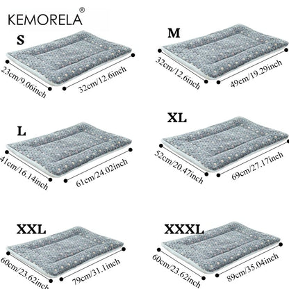 KEMORELA Thick And Soft Pet Mat All Season Dog And Cat Bed Mat Ideal For Small To Medium Dogs Soft And Cushy Pet Supplies
