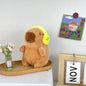 Cute Capybara Plush Toy Hoodie with Wings Simulation Doll Small Size Stuffed Animals Anime Fluffty Toy Birthday Party