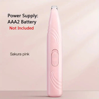 1 non battery pet shaver electric clipper suitable for cats and dogs. It can be used to shave foot hair, buttocks hair, eyes hai