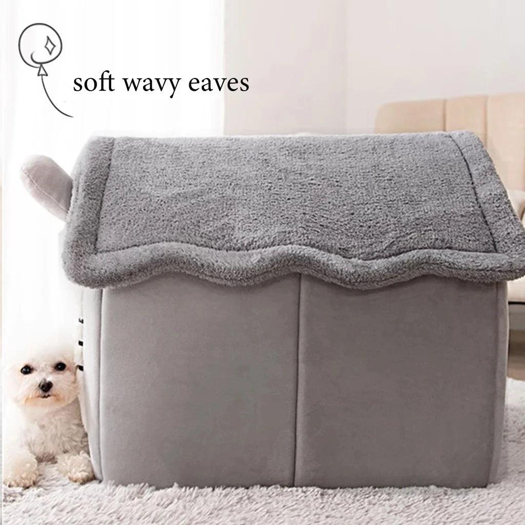 Winter Folding Houses for Small and Medium Sized Dogs and Cats, Mattresses, Pet Products, Puppy Baskets, Winter Kennels