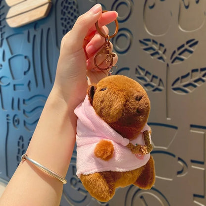Cute Capybara Plush Toy Hoodie with Wings Simulation Doll Small Size Stuffed Animals Anime Fluffty Toy Birthday Party