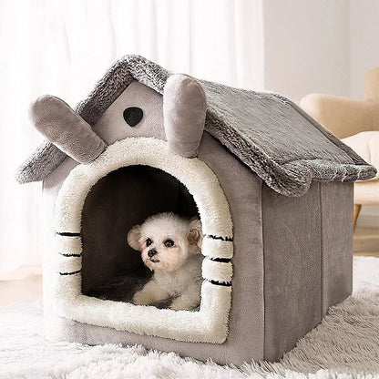 Winter Folding Houses for Small and Medium Sized Dogs and Cats, Mattresses, Pet Products, Puppy Baskets, Winter Kennels